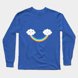 Cute Rainbow Smile Long Sleeve T-Shirt